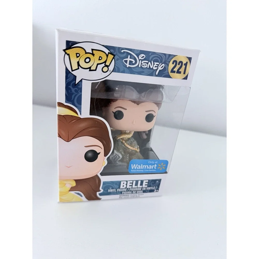 Funko Pop! Disney Beauty And The Beast Belle 221 Glitter Dress Walmart Exclusive